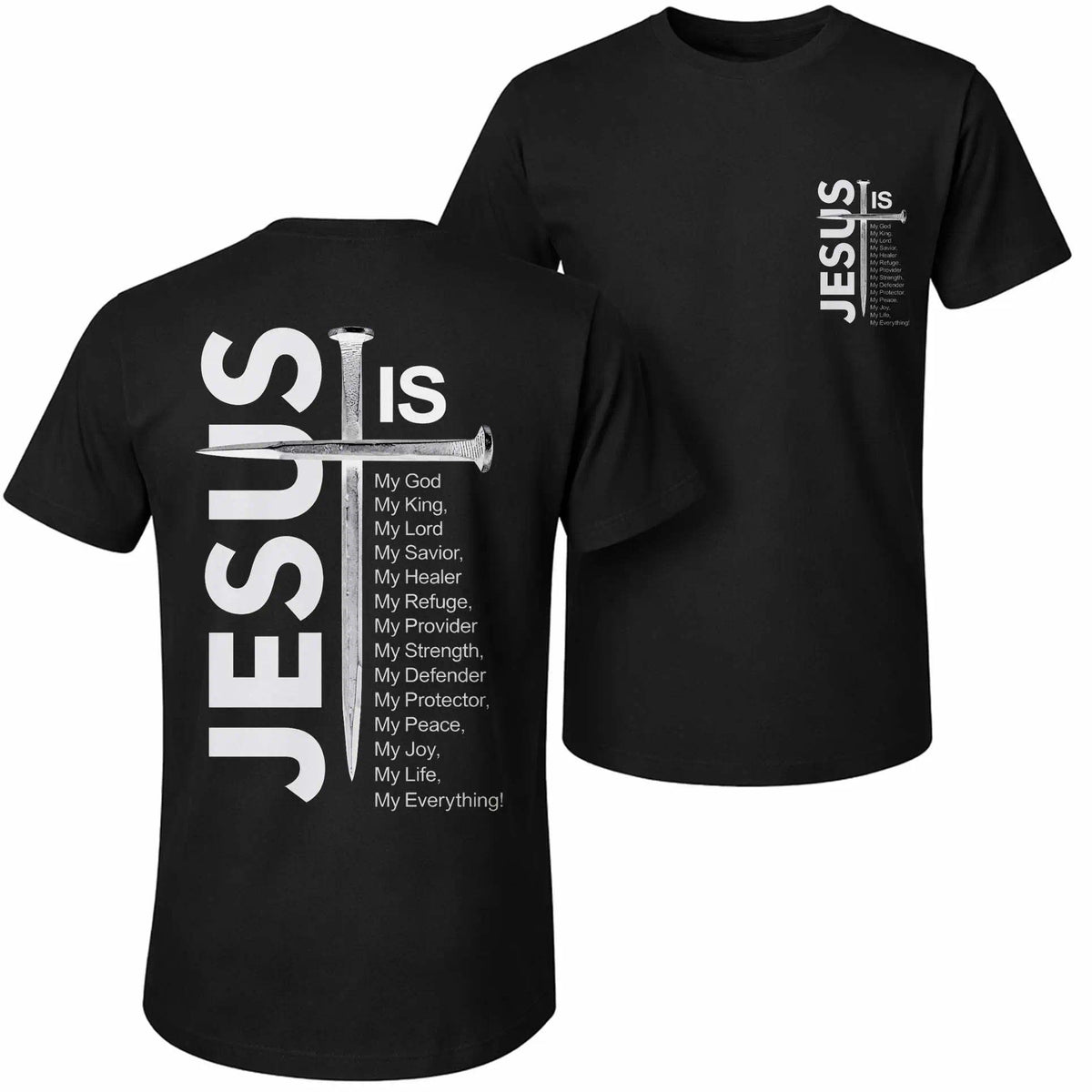 Men's Pure Cotton Short-Sleeve Graphic T-Shirt - Jesus and The Cross Print, Relaxed Fit, Classic Crew-Neck, Breathable Menswear, Unisex Stylish Piece for Spring Summer Wear,summervibes outdoorfun