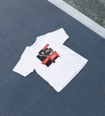 DIYANYONE Gothic Statement T-Shirt: Uncontrolled Women's Rebellion | Fishnet Goth Girl Graphic Tee | Historical Misogyny & Female Autonomy