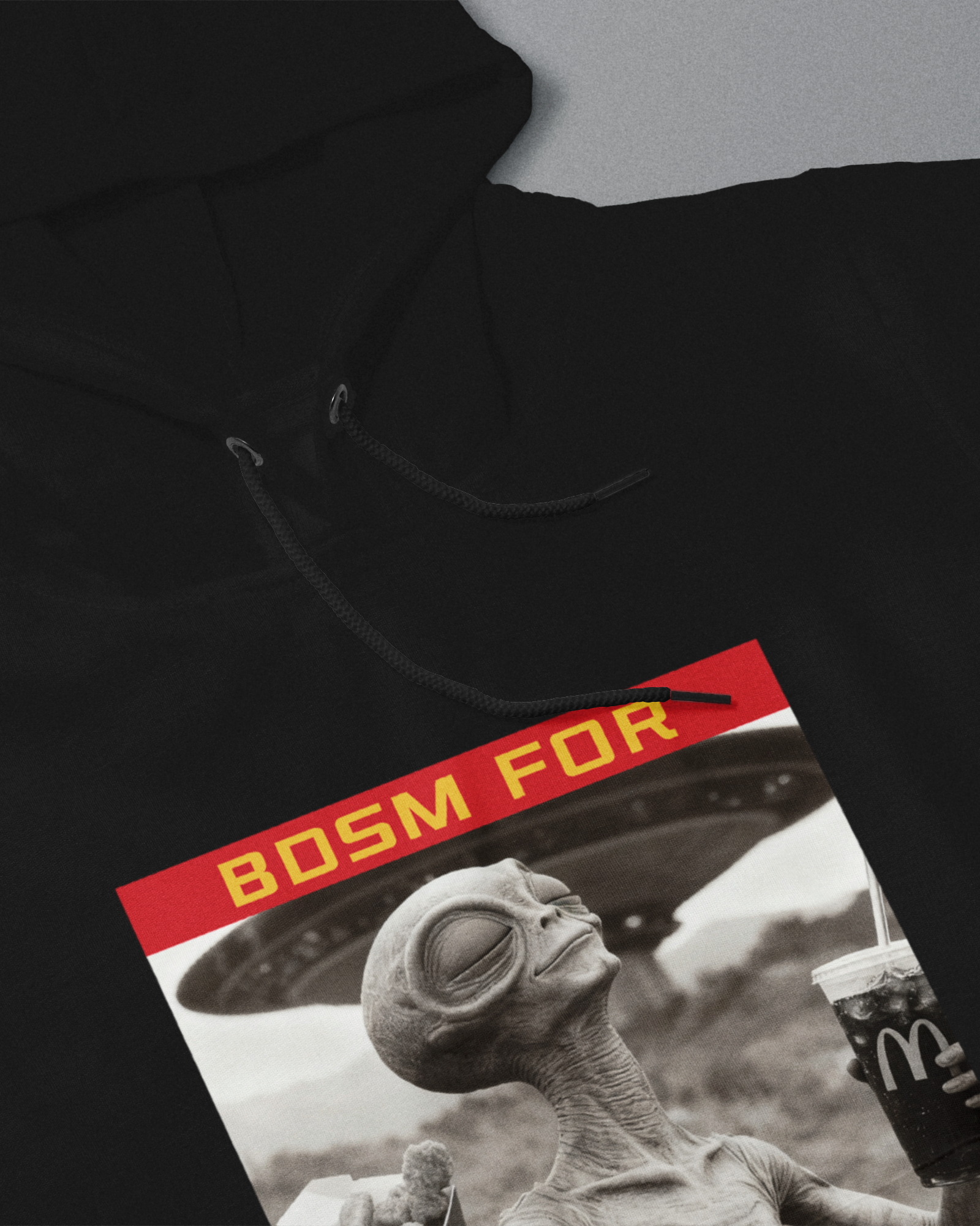 DIYANYONE Original Sci-Fi Hoodie: Alien Devotion for McDonald's