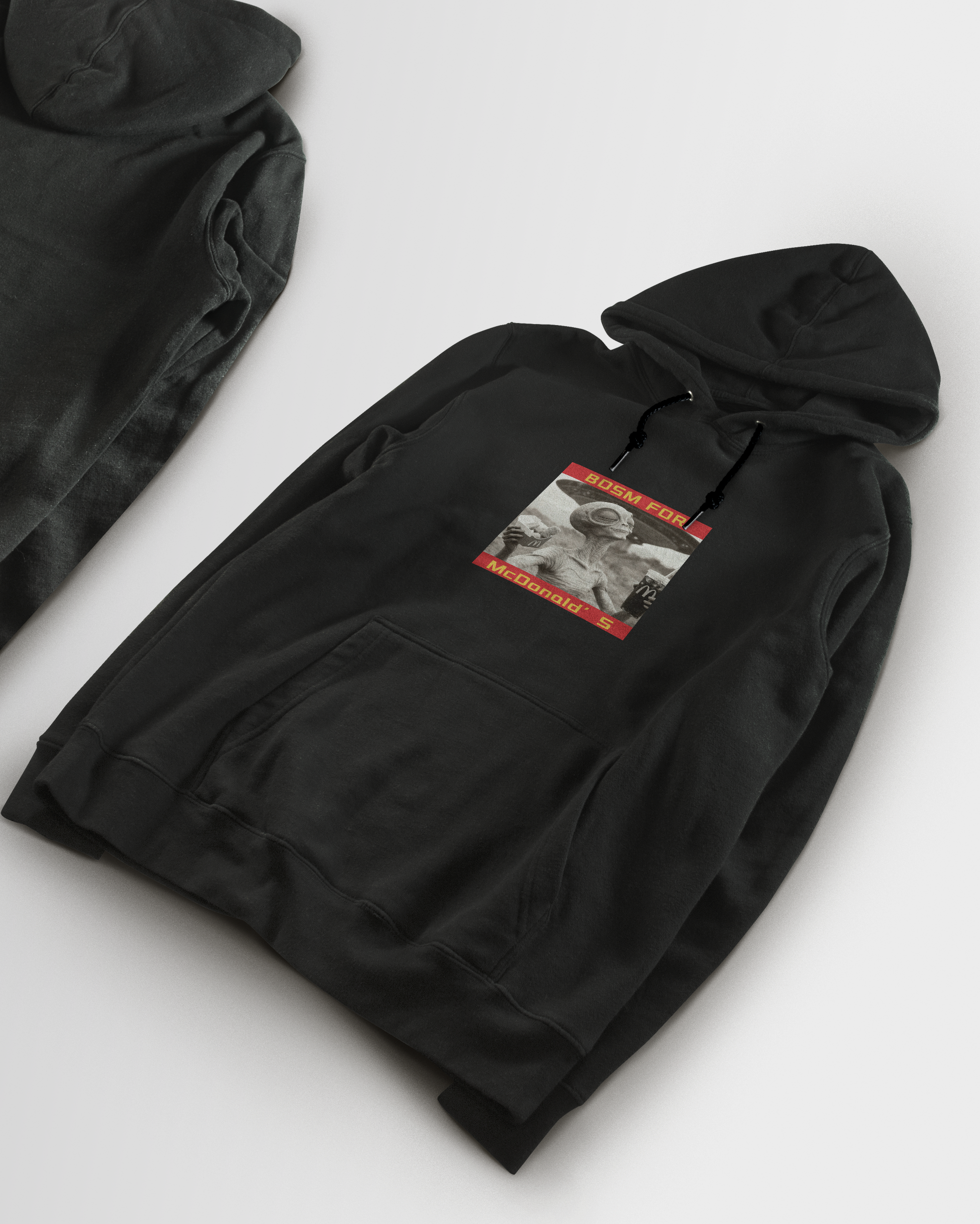 DIYANYONE Original Sci-Fi Hoodie: Alien Devotion for McDonald's