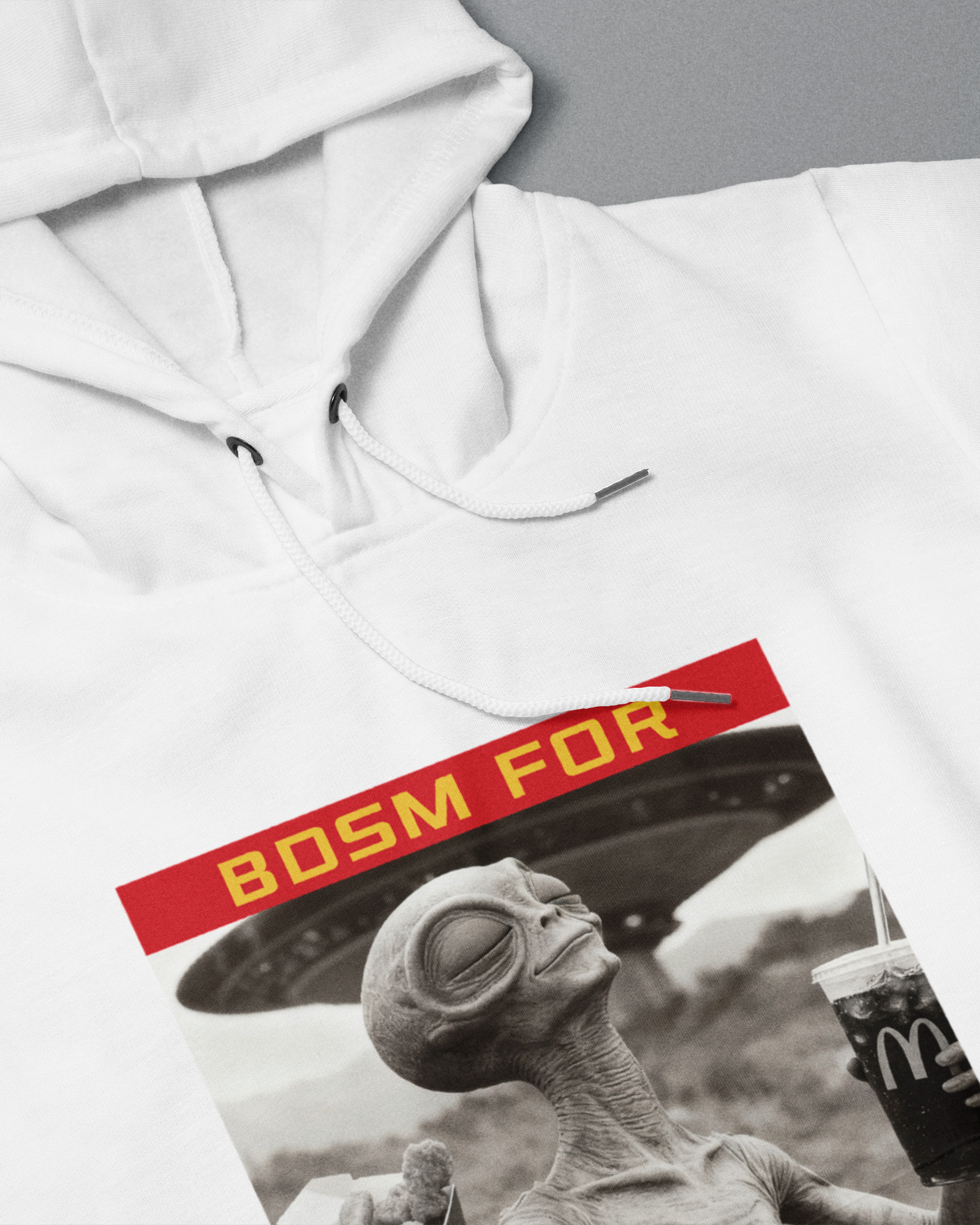 DIYANYONE Original Sci-Fi Hoodie: Alien Devotion for McDonald's