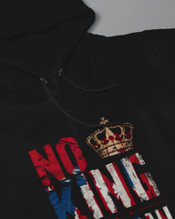 DIYANYONE Original Cotton Hoodie: NO KING AMERICAN Grunge Graphic