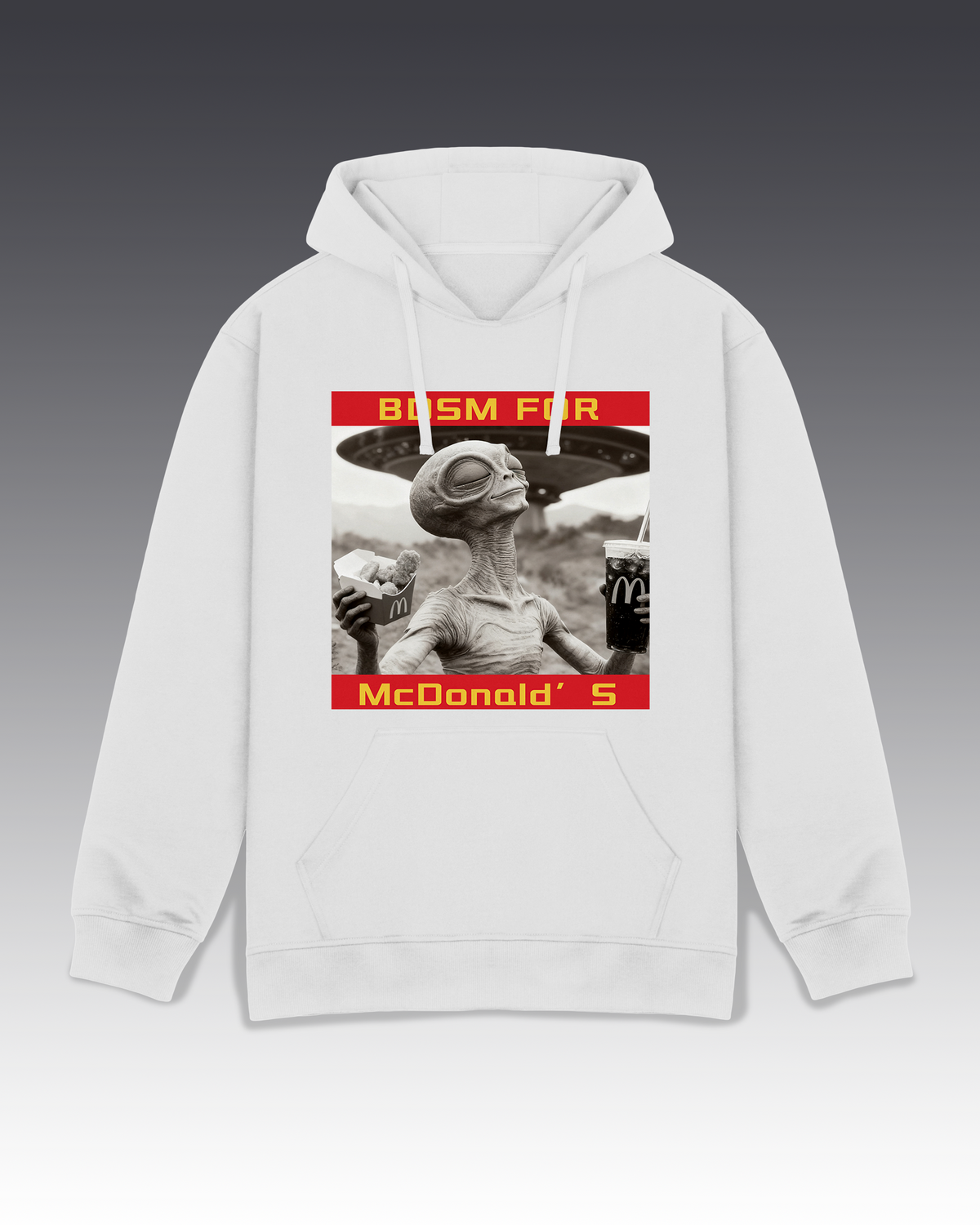 DIYANYONE Original Sci-Fi Hoodie: Alien Devotion for McDonald's