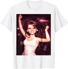 Angry Doll Girl Party Funny Doll Face Meme Graphic Tee T-Shirt