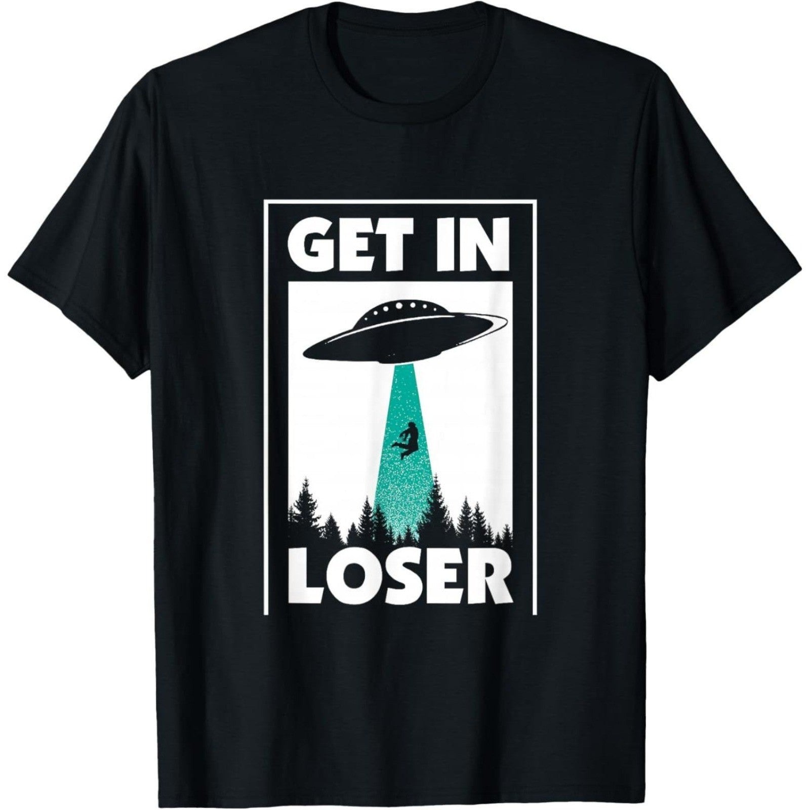 Men's Vintage Alien Inspired Casual Statement Tee