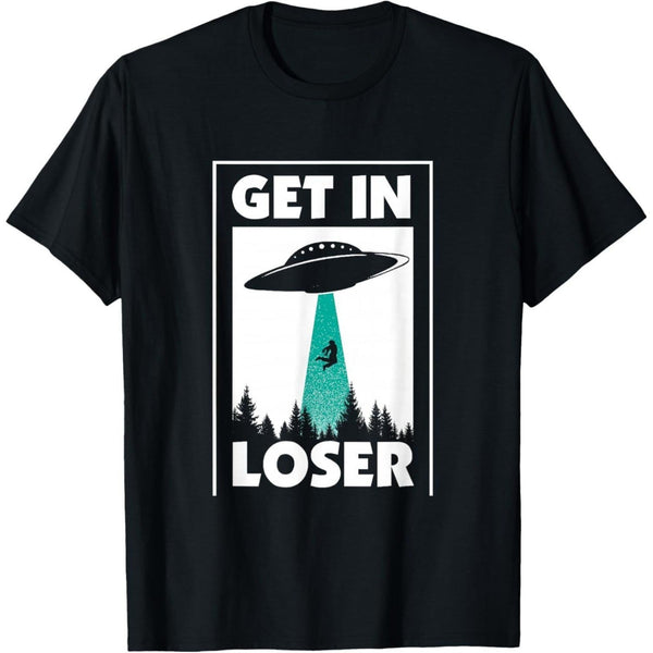 Men's Vintage Alien Inspired Casual Statement Tee