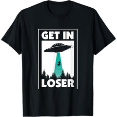 Men's Vintage Alien Inspired Casual Statement Tee
