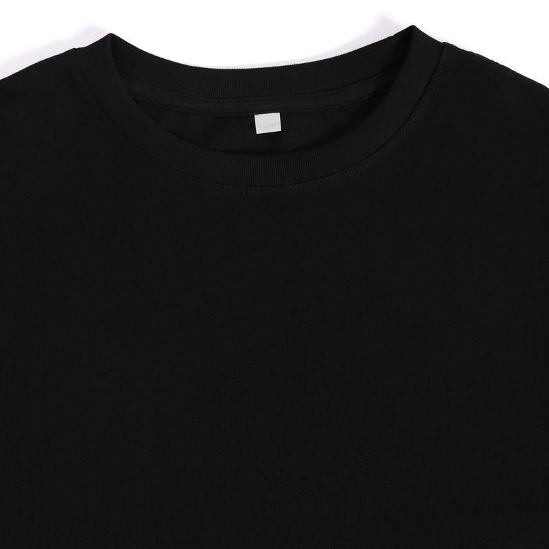 Women's Letter Print Round Neck Tee, Casual Crew Neck Short Sleeve T-Shirt