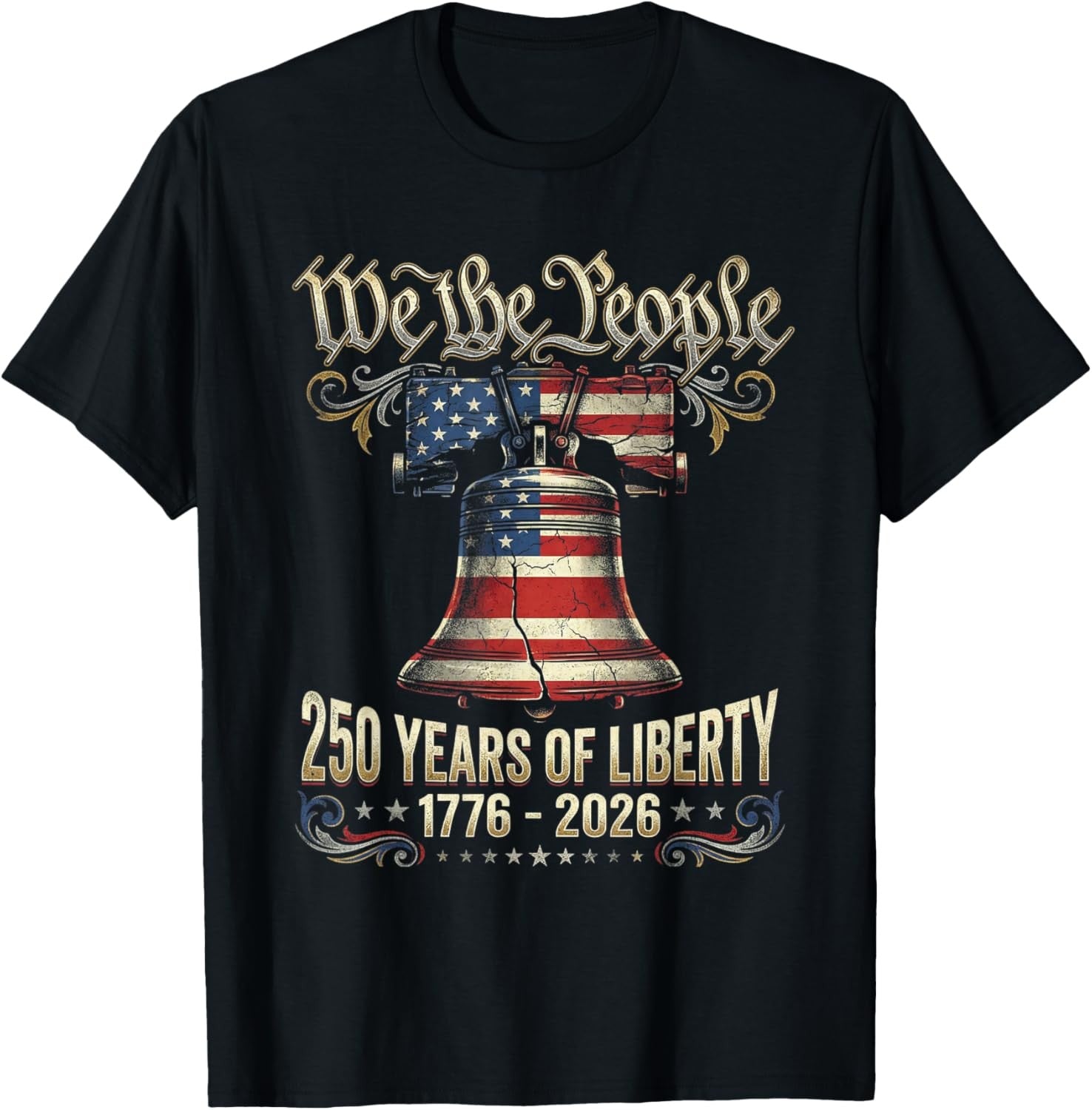 250 Years American 250th Anniversary USA Patriotic 4th July Unisex T-Shirt