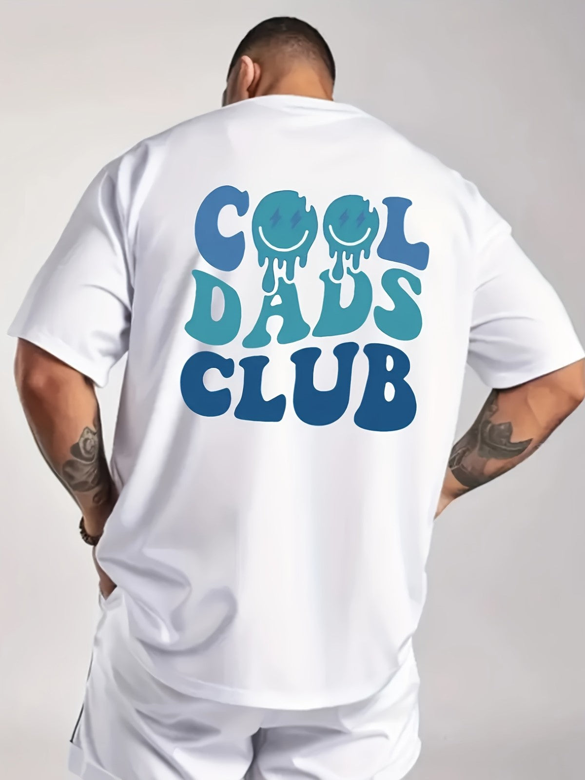 Cool Days Club Retro Vintage Casual Graphic Unisex Tee On Back