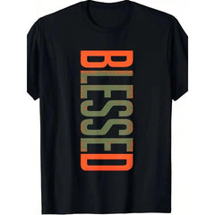 Wishing Olive Army Sun Orange, Cool Retro Casual Fun Wearing Pattern T-Shirt