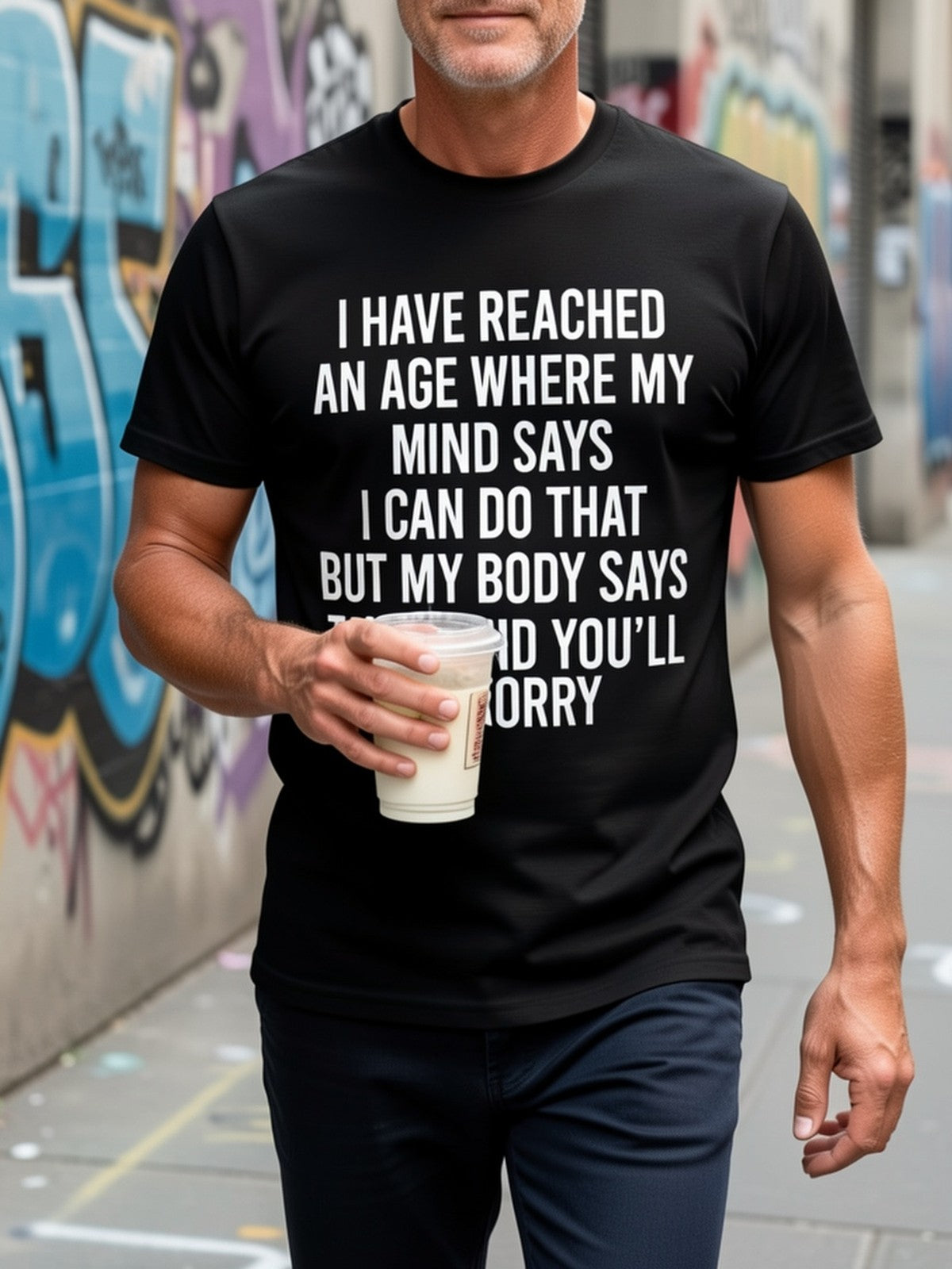 Sarcastic Aging Quote Funny Senior Birthday Gift Plus Size Casual Unisex Tee