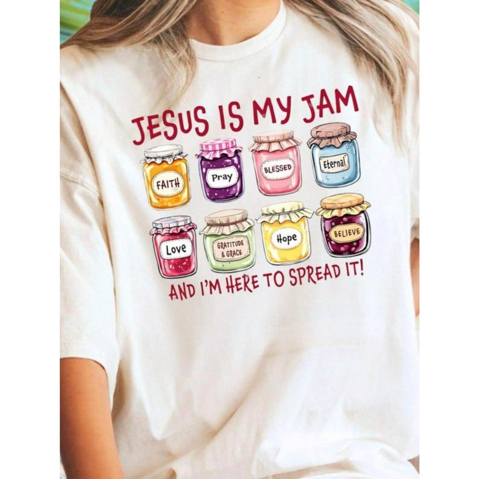 Men's "Spread The Love" Positive Jar Graphic T-Shirt Men's Uplifting Quote Casual Graphic Tee