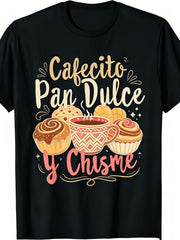 Hispanic Mexican Concha Bread Cafecito Coffee SweetBread Cultural Gift UnisexTee
