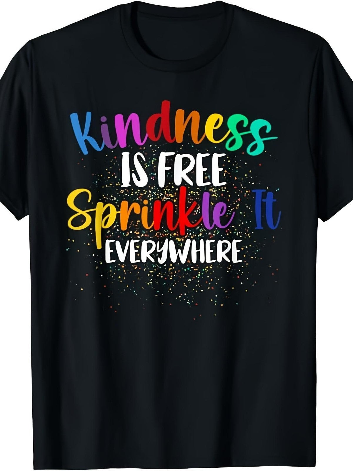 Kindness Free Sprinkle Everywhere Be Kind Inspirational Vintage Unisex Tee