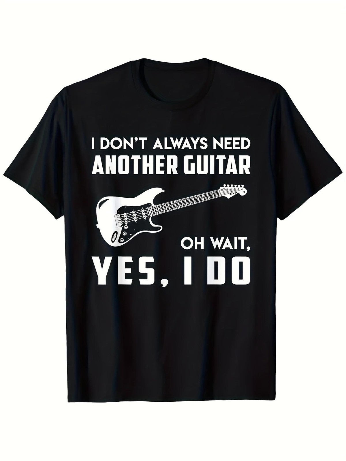 Need Another Guitar Funny Musician Heavyweight Black Music Casual Gift UnisexTee