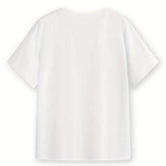 Men's Romantic Cat Lover Valentine Graphic T-Shirt