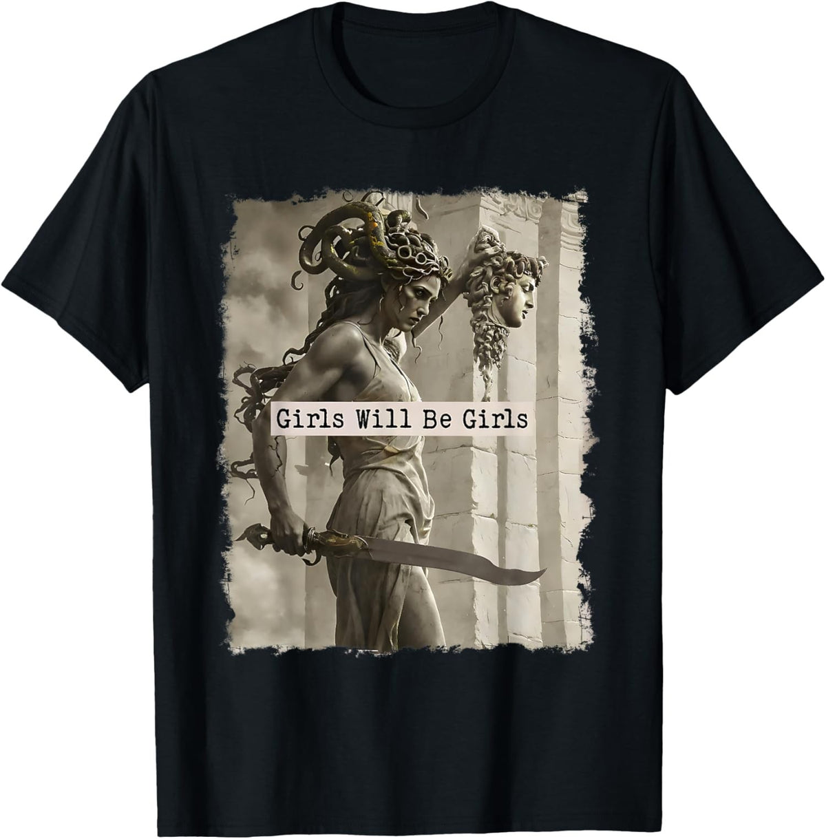 Men's Mythological Creature Statement Graphic T-Shirt