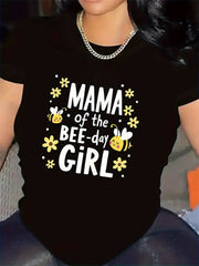 Mama Bee Day Party Celebration Fun Family Gathering Casual Summer Gift UnisexTee