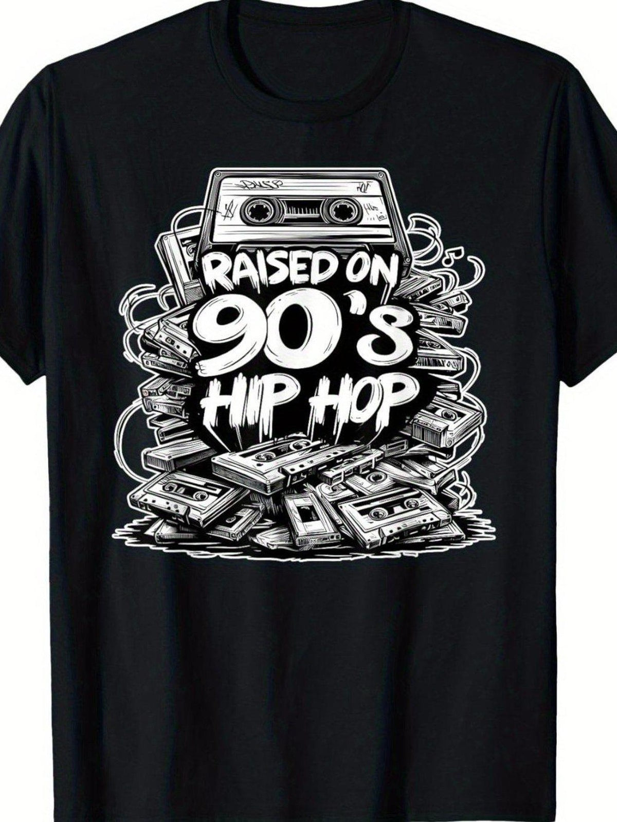 Men's Old School Hip Hop Inspired Graphic T-Shirt