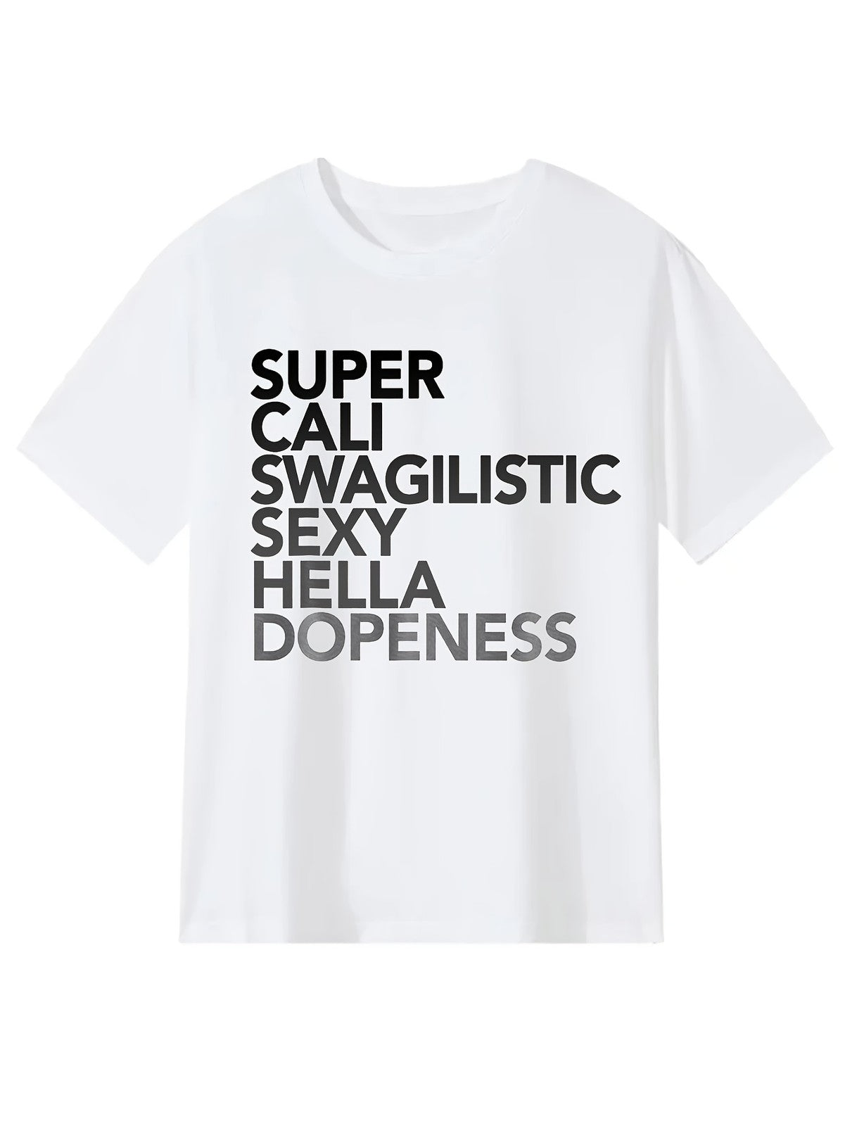Bold Black Slogan Print Funny Casual Gym Party All Season Gift Comfort UnisexTee