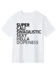Bold Black Slogan Print Funny Casual Gym Party All Season Gift Comfort UnisexTee