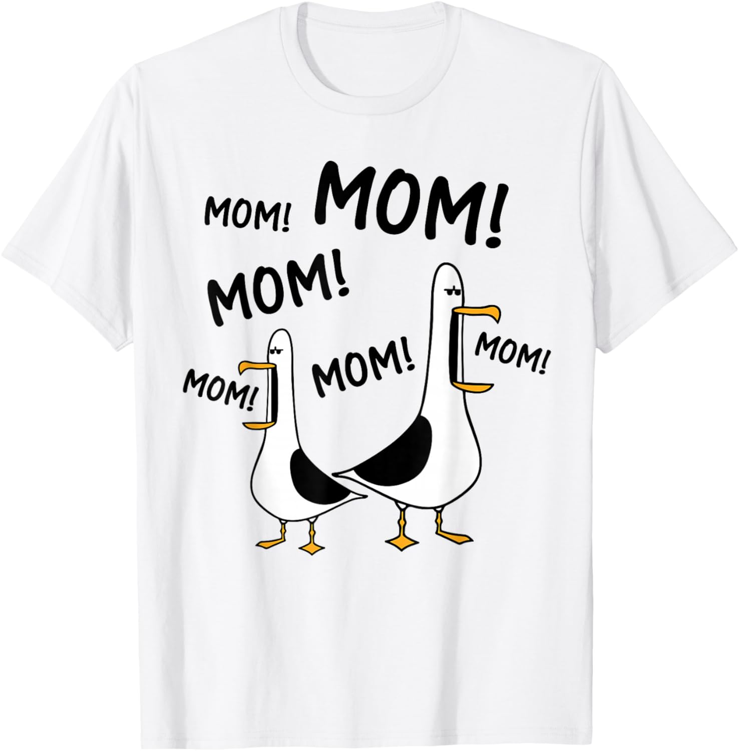 Mom Seagull Funny Mama Seagulls Mothers Day Humor Unisex T-Shirt