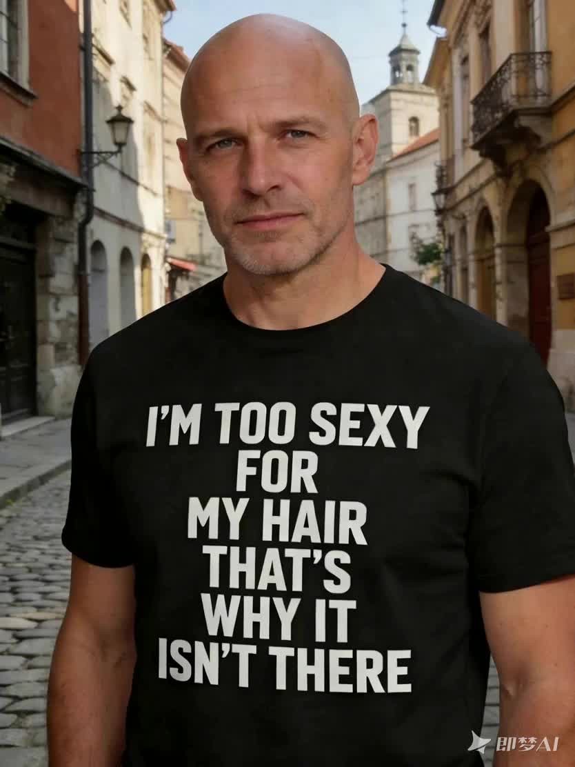 My Hair Funny Bald Head Joke Humorous Baldness Quote Graphic Unisex Tee