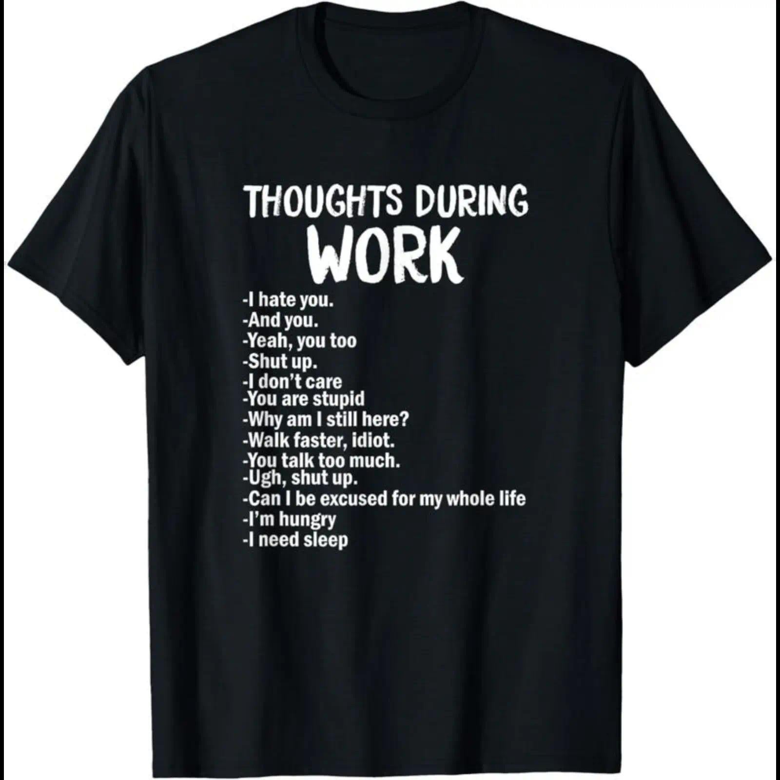 I Hate Work Funny Sarcastic Office Humor Employee Graphic Unisex Shirt