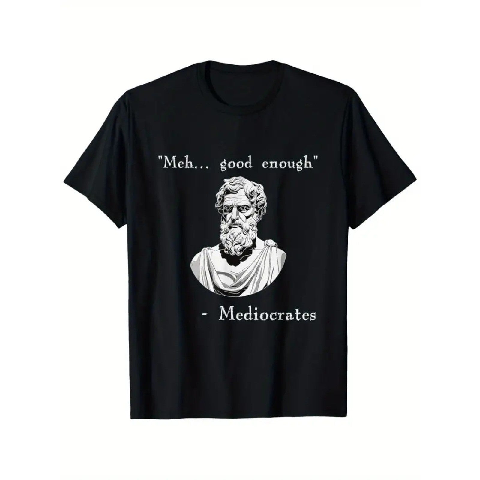 Men's Lighthearted Greek Inspired Graphic T-Shirt