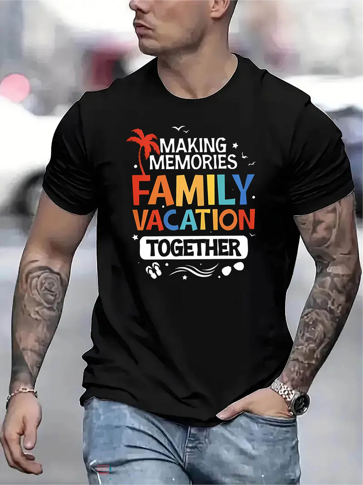Family Vacation Memories Together Summer Travel Trip Casual Trendy Unisex Tee