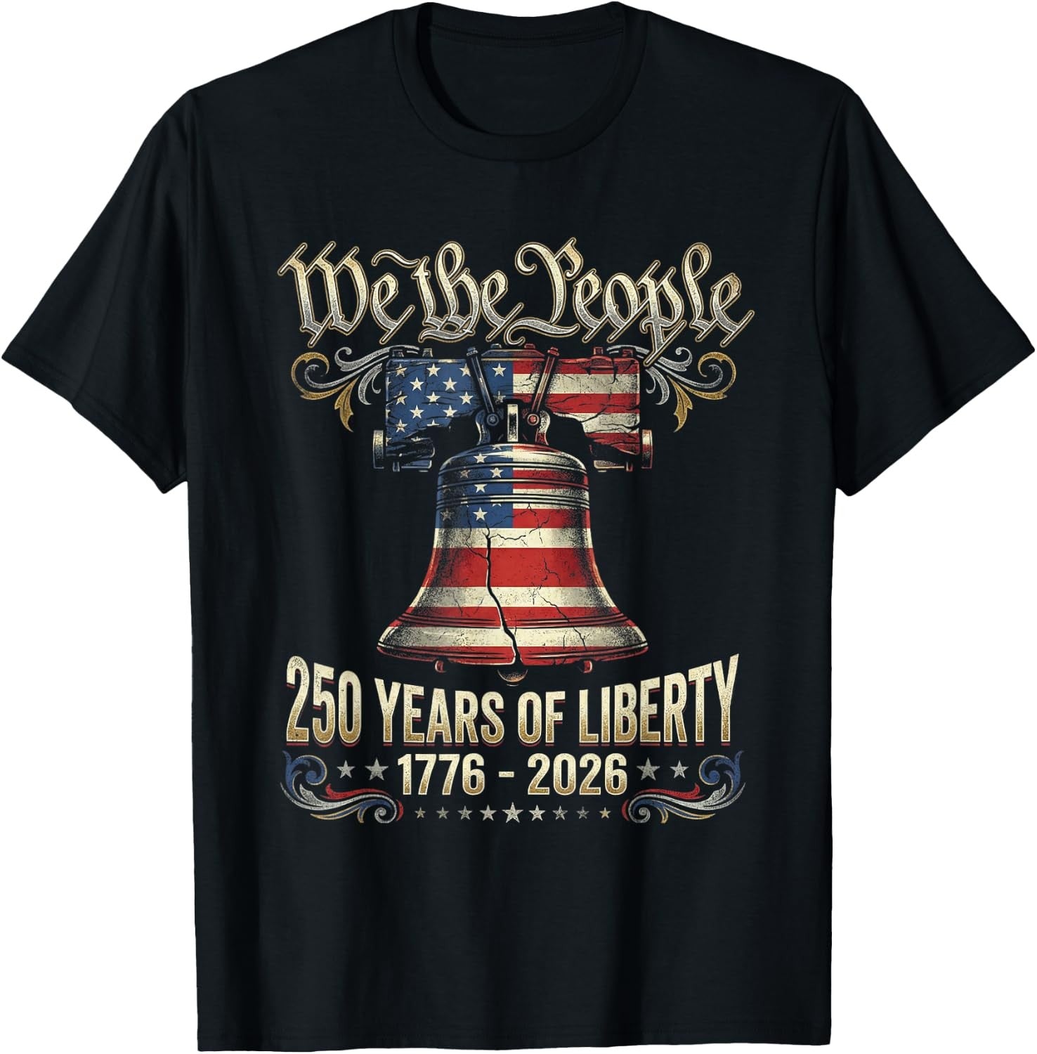 250 Years American 250th Anniversary USA Patriotic 4th July Unisex T-Shirt