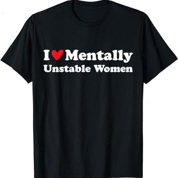 Men's Playful Love Quote Graphic T-Shirt Men's Casual Sarcastic Statement Tee
