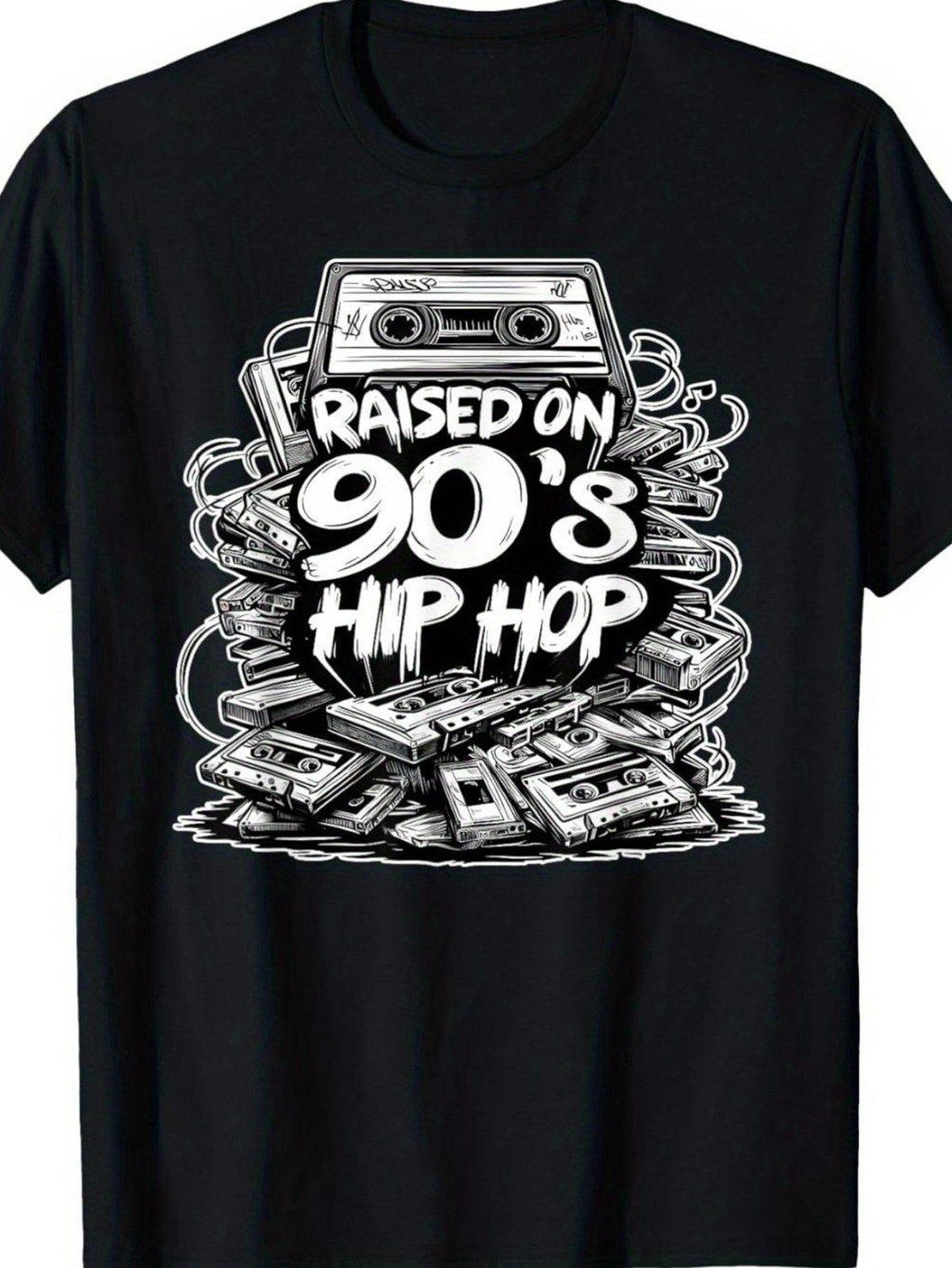 Men's Old School Hip Hop Inspired Graphic T-Shirt