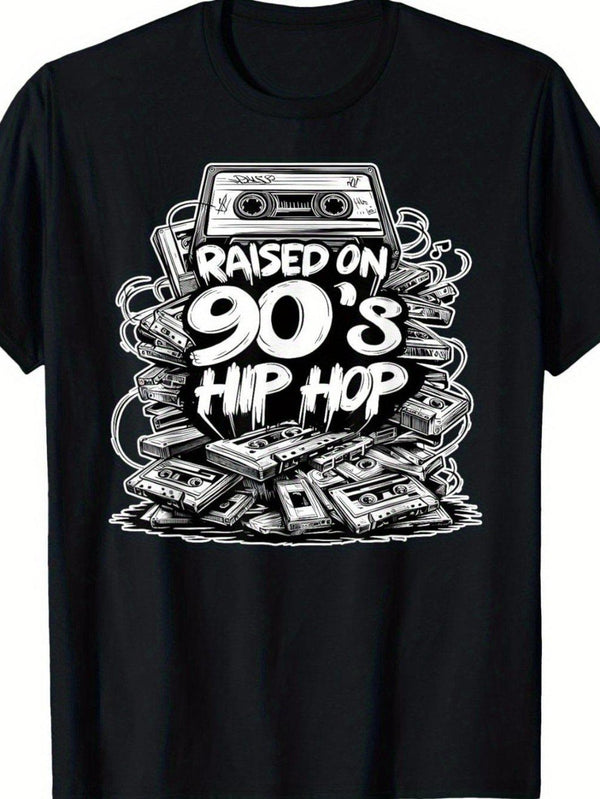 Men's Old School Hip Hop Inspired Graphic T-Shirt