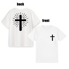 Christianity Print Short Sleeve T-Shirt | Women'S Casual Crew Neck