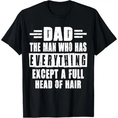 Bald And Proud Dad Father's Day Humor Hair Loss Gift Graphic Unisex Shirt