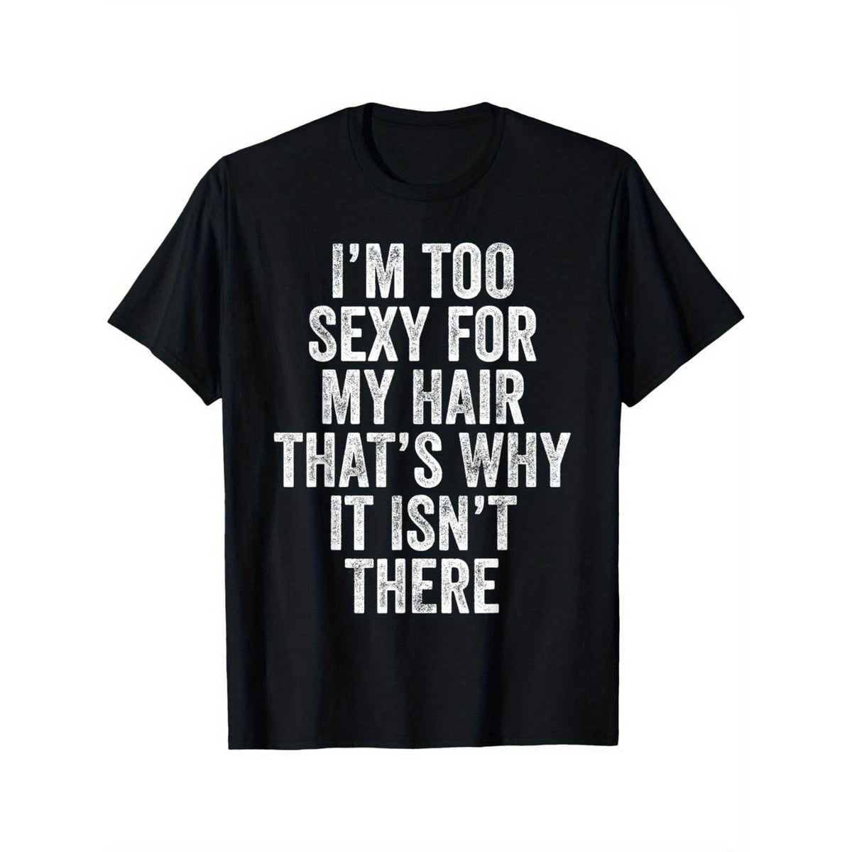 Humorous My Hair, Funny Bald Head Joke Graphic Unisex Shirt