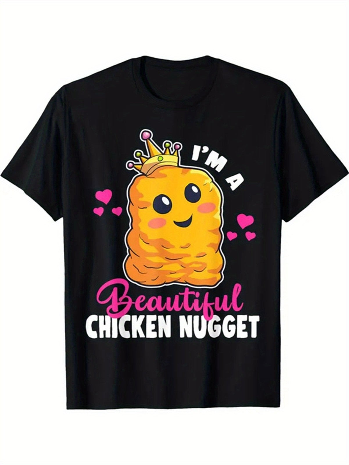 Beautiful Chicken Nugget Kawaii Christmas Cute Foodie Humor Trendy Unisex Tee
