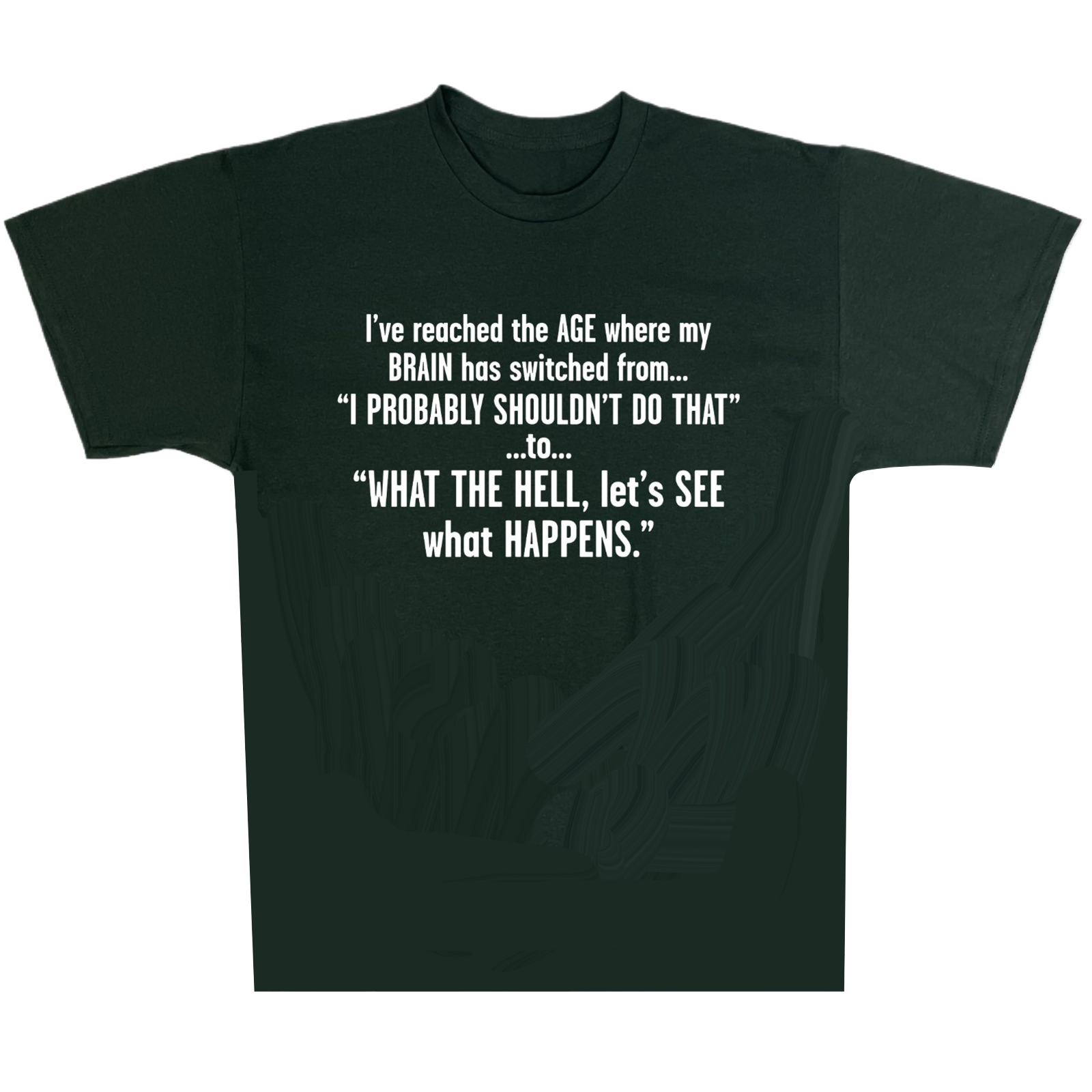 I've Reached The Age Where My Sarcastic Humor Graphic Novelty Funny T Shirt