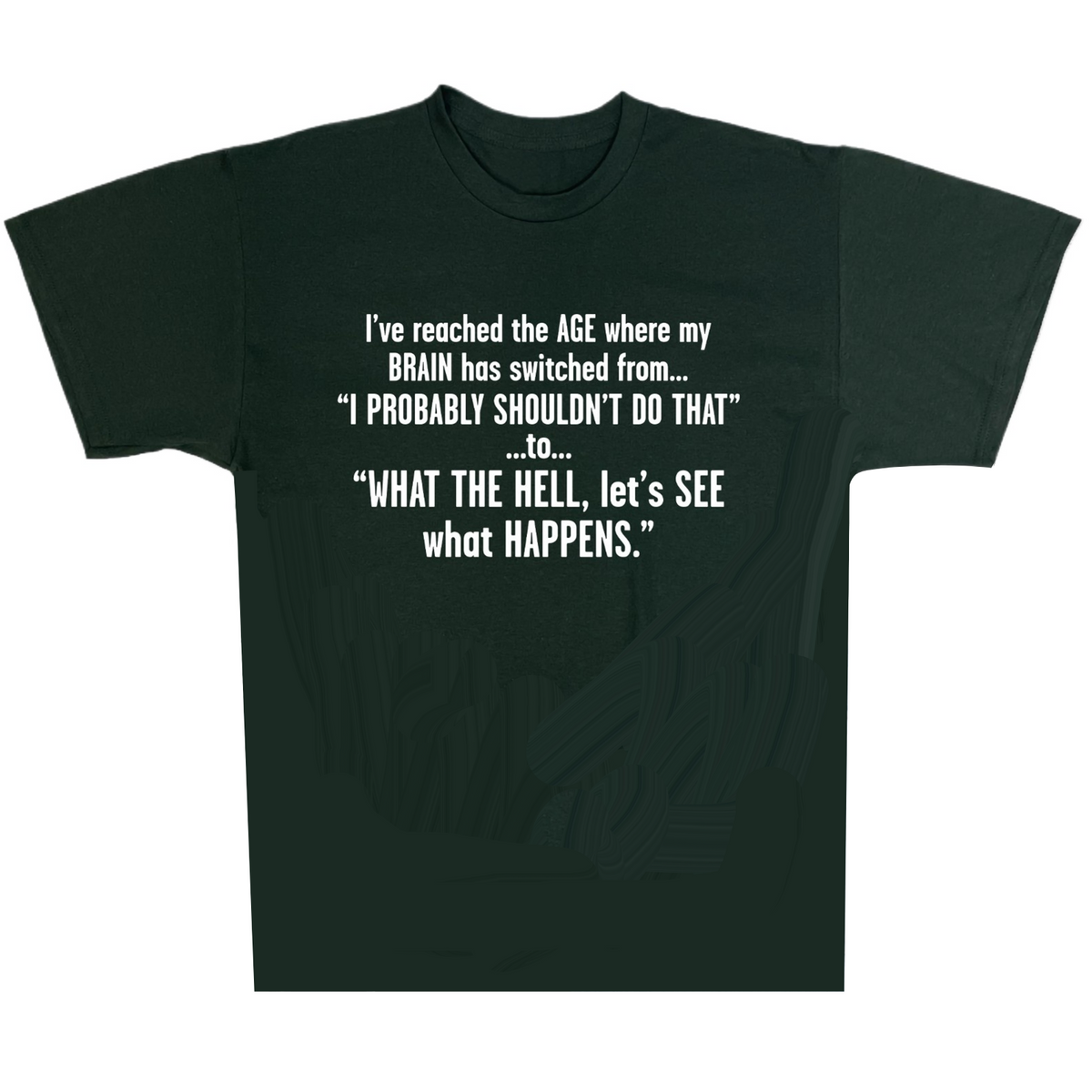 I've Reached The Age Where My Sarcastic Humor Graphic Novelty Funny T Shirt