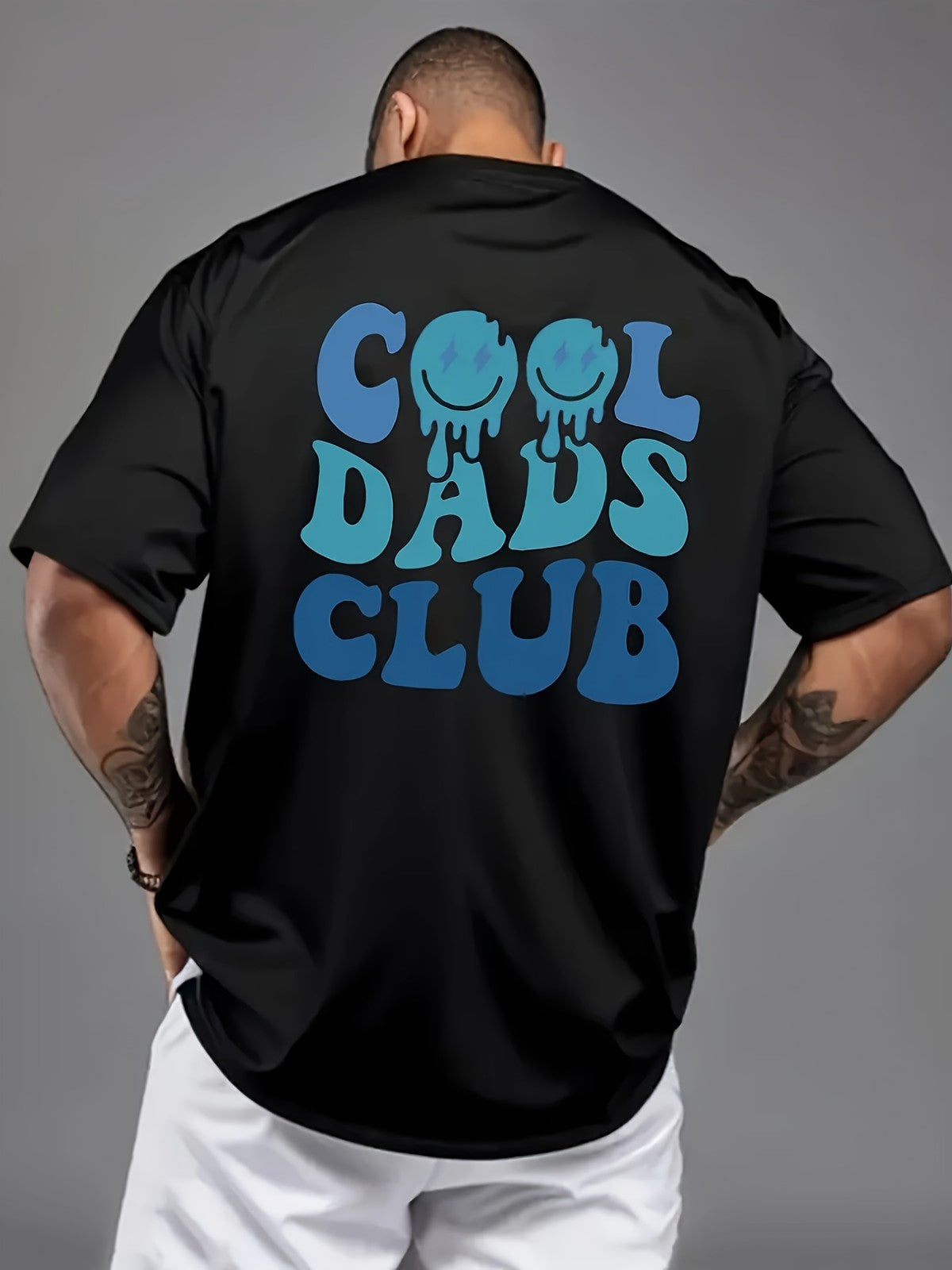 Cool Days Club Retro Vintage Casual Graphic Unisex Tee On Back