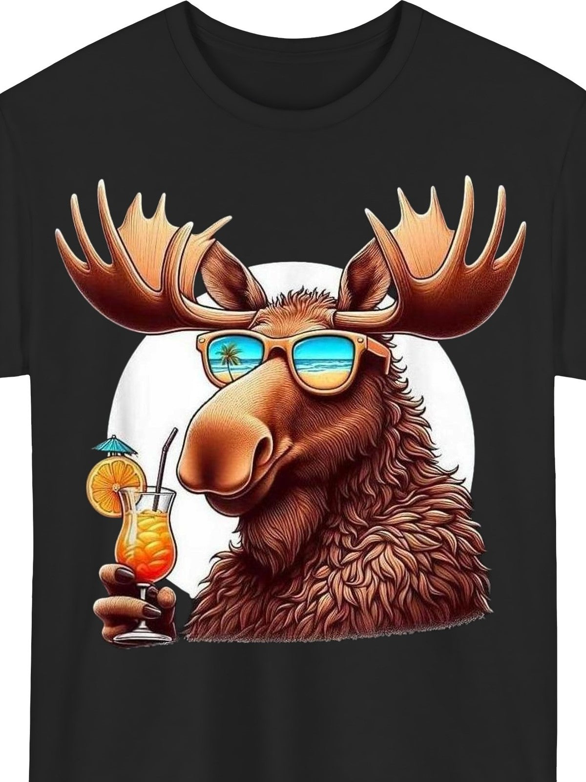 Funny Animal Glasses Summer Vacation Cute Animal Casual Gift Trendy Unisex Tee