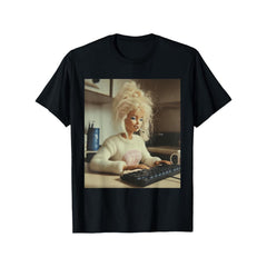 Funny Creepy Doll Face Smoking Meme Distressed Vintage Unisex Graphic T-Shirt