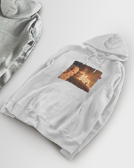 DIYANYONE Original Barbie Fire Meme Cotton Graphic Hoodie - Dark Humor Statement Apparel, Viral Internet Pop Culture Style