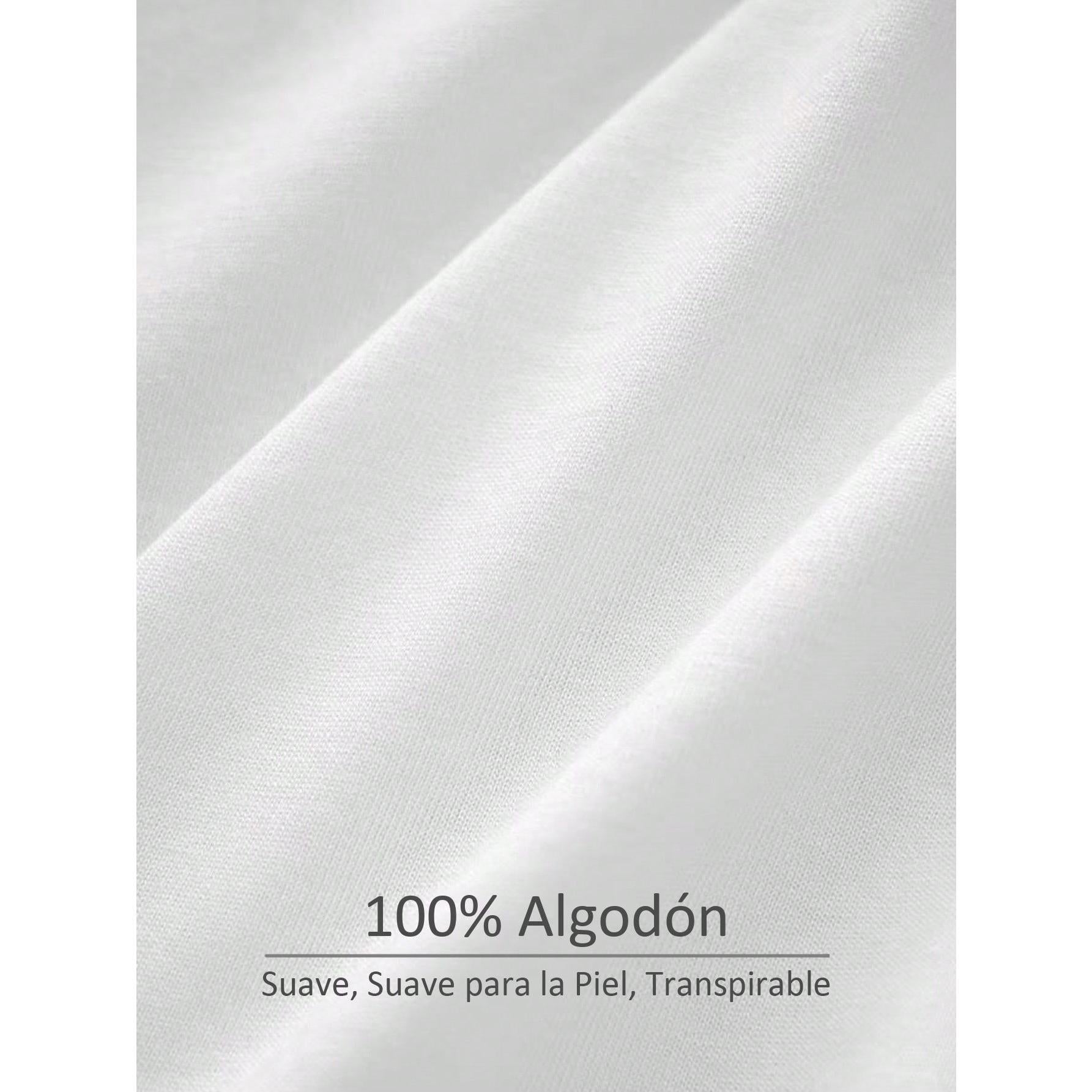 White Printed T-Shirt - Short Sleeve Cartoon Character Drawing Style Soft & Light Beige-Friendly, Machine Washable, Basic & Versatile