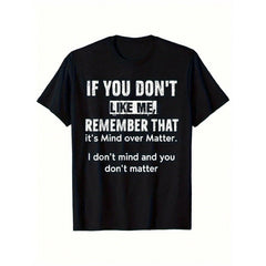 Unisex Summer Heavyweight 180gsm Cotton Vintage Inspirational Slogan Print Comfort Crew Neck Short Sleeve Tee