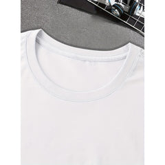 Oversized Printed T-Shirt, Men's T-Shirt, Summer Casual Short Sleeve T-Shirt, Large Size Fathersdaygift Streetwear men gifts graphic t-shirts ivan cornejo merch 90s graphic tees funny tshirt   Fabric lil baby chicago outfits chromakopia tour outfits