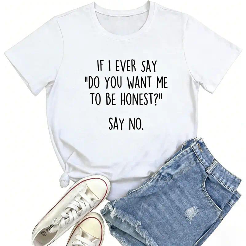 Women's funny and humorous graphic tee for women Graphic T-Shirt - Short Sleeve Crew Neck Regular Fit Casual Wear |   Soft & Breathable Fabric, Durable Print, Everyday Comfort, Machine Washable