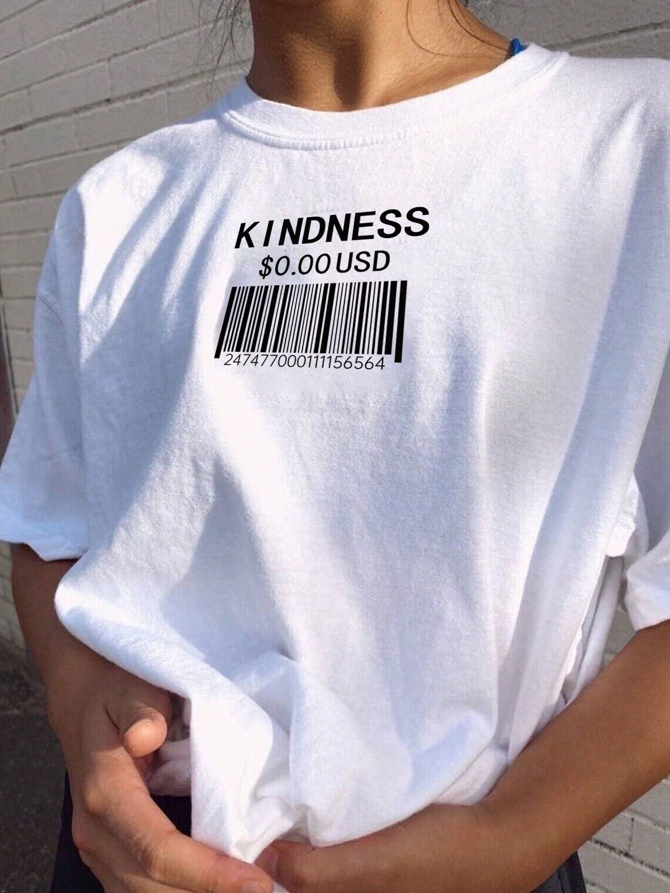 KINDNESS Graphic Tees Women Tops
